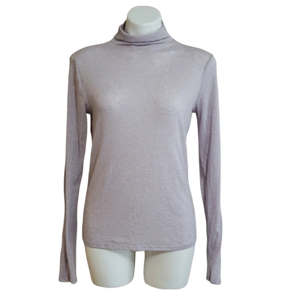Prologue Tops - Prologue Wool Mock Turtleneck Women's Size Medium Lavendar